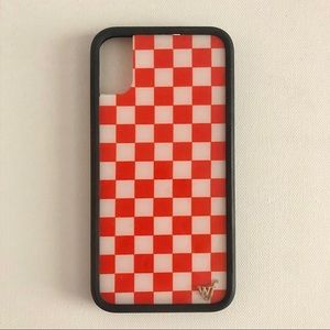 Wildflower Red Checkered Case